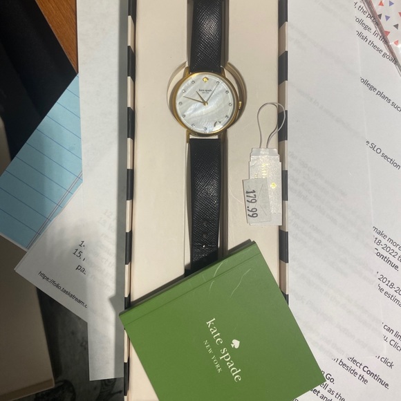 Kate spade monogram watch
